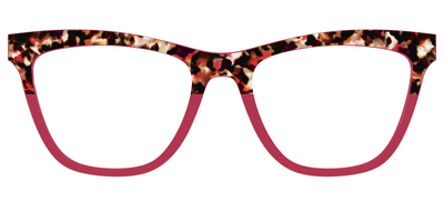 The Auburn Tortoise Crystal Split - Front Top Thumbnail - Pair Eyewear