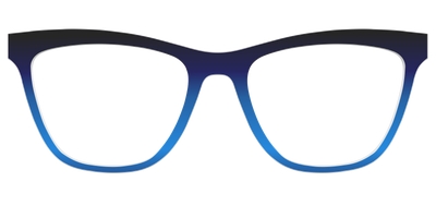 The Black to Blueberry Gradient - Front Top Thumbnail - Pair Eyewear
