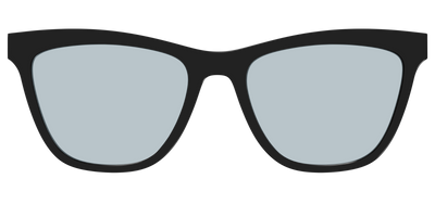 The Black With Slate Blue Lens - Front Top Thumbnail - Pair Eyewear