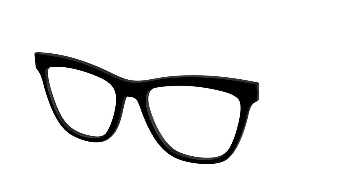 The Black - Angle Top Image - Pair Eyewear