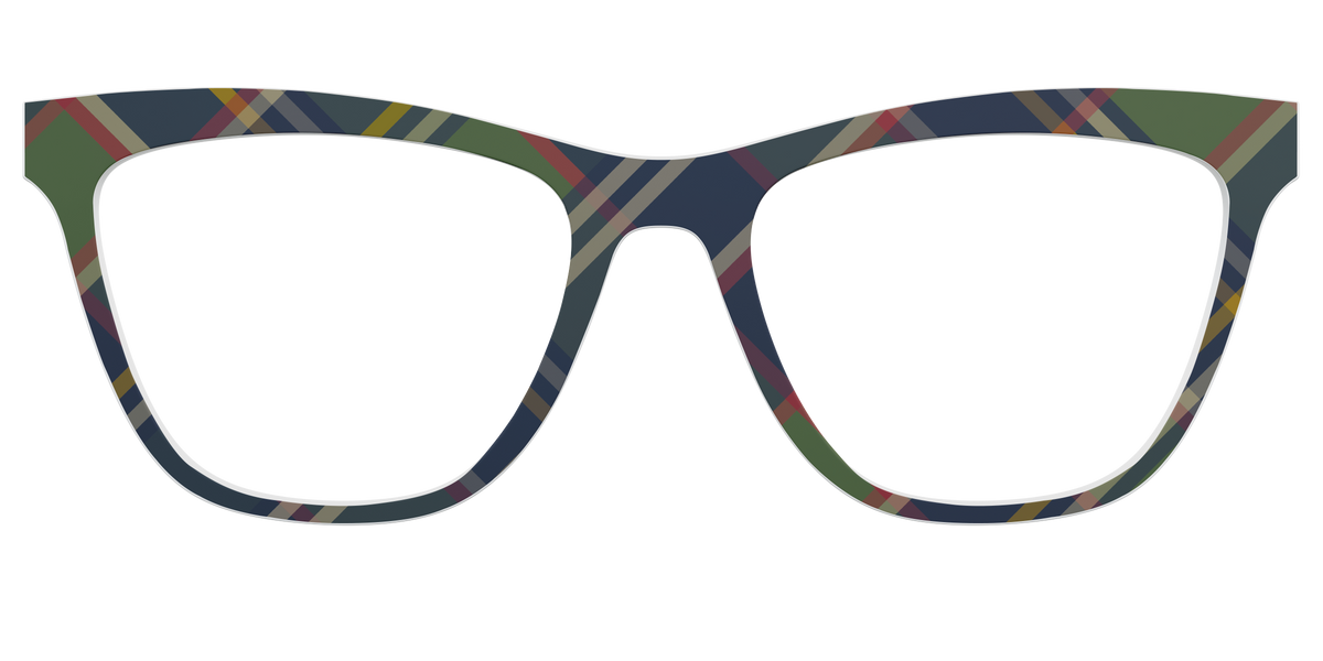 The Flannel Plaid - Front Top Image - Pair Eyewear