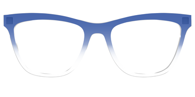 The Indigo Gradient Crystal - Front Top Thumbnail - Pair Eyewear