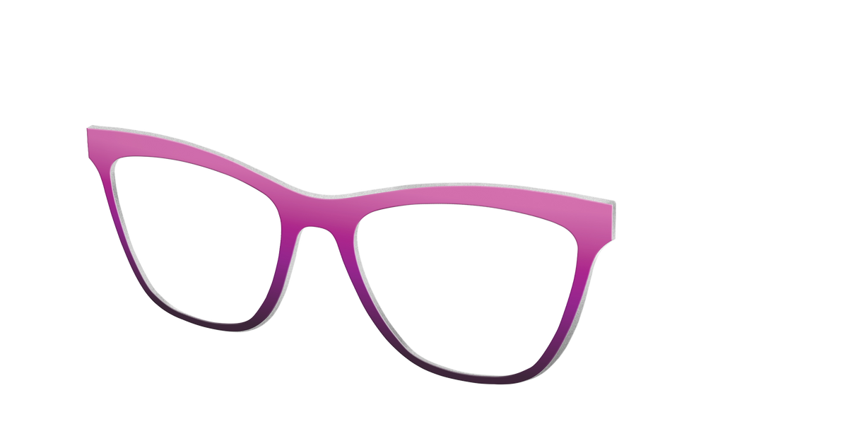 The Pink to Plum Gradient - Angle Top Image - Pair Eyewear
