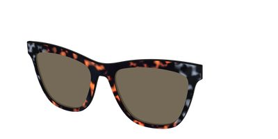 The Polarized Gray & Amber Tortoise Sun Top - Angle Top Thumbnail - Pair Eyewear