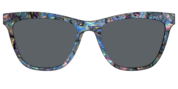 The Harper - Violet Pearlized Gradient Acetate Rose Gold Metal
