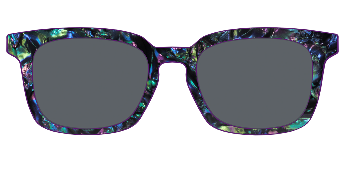 The Polarized Abalone Sun Top - Front Top Image - Pair Eyewear
