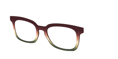 The Acorn to Moss Gradient - Angle Top Thumbnail - Pair Eyewear