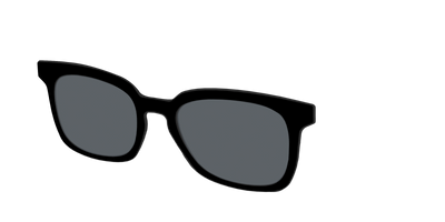 The Non-Polarized Black Sun Top - Angle Top Thumbnail - Pair Eyewear