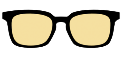 The Black with Driving Lens - Front Top Thumbnail - Pair Eyewear