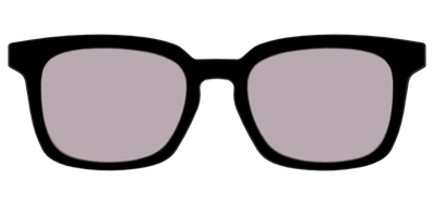 The Black with Gray Gaming lens - Front Top Thumbnail - Pair Eyewear