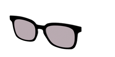 The Black with Gray Gaming lens - Angle Top Thumbnail - Pair Eyewear