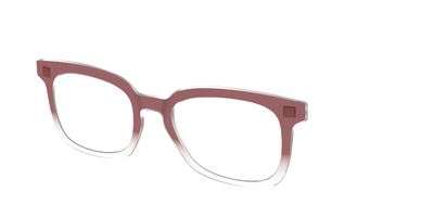 The Burgundy Gradient Crystal - Angle Top Thumbnail - Pair Eyewear