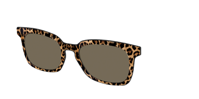 The Polarized Cheetah Spots Sun Top - Angle Top Thumbnail - Pair Eyewear