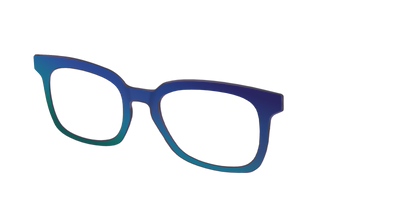The Peacock Ombre - Angle Top Thumbnail - Pair Eyewear