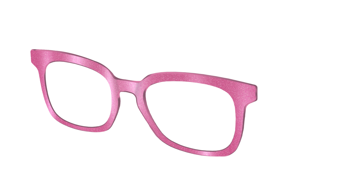 The Pink Shimmer - Angle Top Image - Pair Eyewear