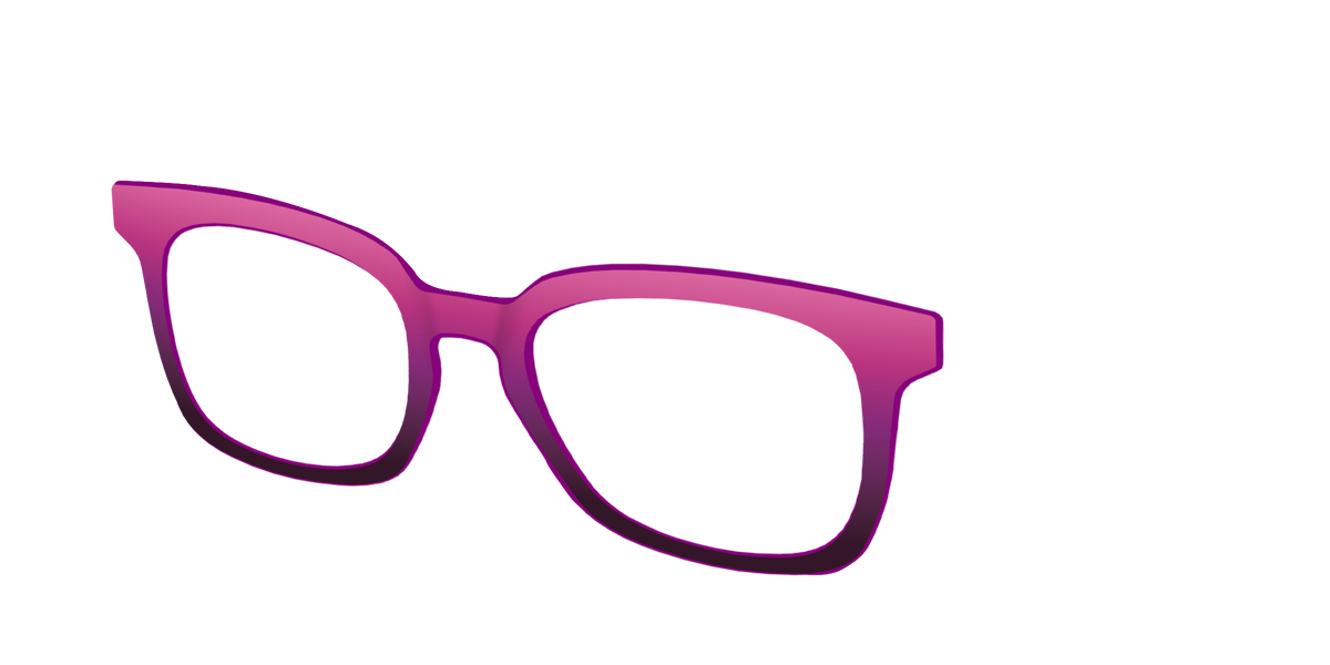 The Pink to Plum Gradient - Angle Top Image - Pair Eyewear