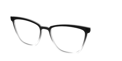 The Black Gradient Crystal - Angle Top Thumbnail - Pair Eyewear