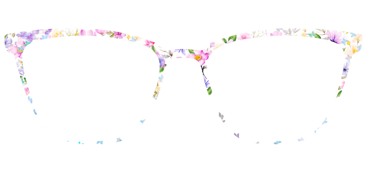 The Delicate Flower Crown with Butterfly Glitter - Front Top Image - Pair Eyewear
