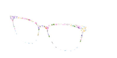 The Delicate Flower Crown with Butterfly Glitter - Angle Top Thumbnail - Pair Eyewear
