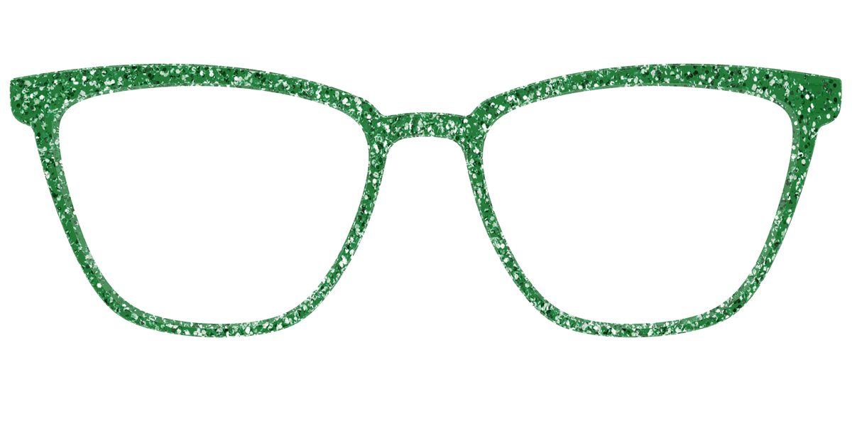 The Emerald Sparkle - Front Top Image - Pair Eyewear