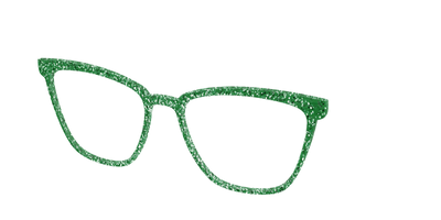 The Emerald Sparkle - Angle Top Thumbnail - Pair Eyewear