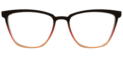 The Espresso to Pumpkin Gradient - Front Top Thumbnail - Pair Eyewear