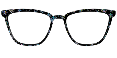 The Holographic Snowflakes - Front Top Thumbnail - Pair Eyewear
