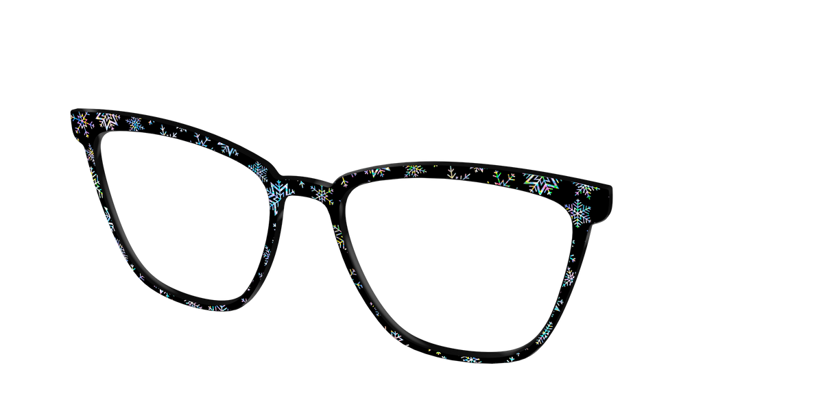 The Holographic Snowflakes - Angle Top Image - Pair Eyewear