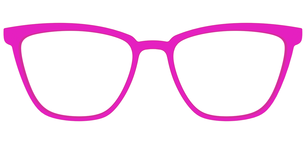 The Hot Pink - Front Top Image - Pair Eyewear