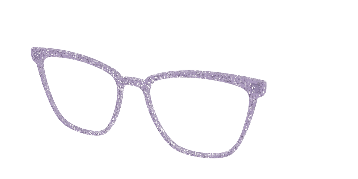 The Lavender Sparkle - Angle Top Image - Pair Eyewear