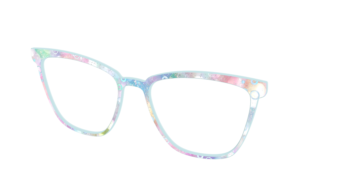 The Mermaid Bokeh with Bubble Glitter - Angle Top Image - Pair Eyewear