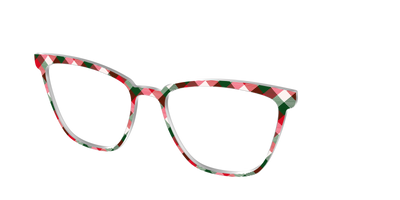 The Nice List Plaid - Angle Top Thumbnail - Pair Eyewear