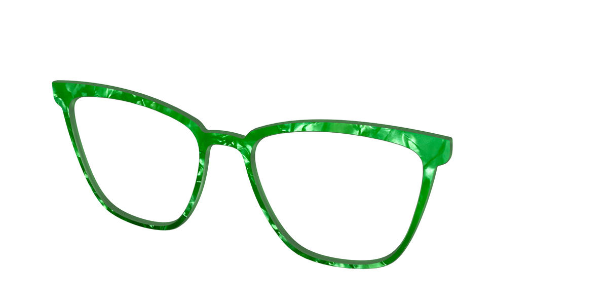The Peridot Pearl Marble - Angle Top Image - Pair Eyewear