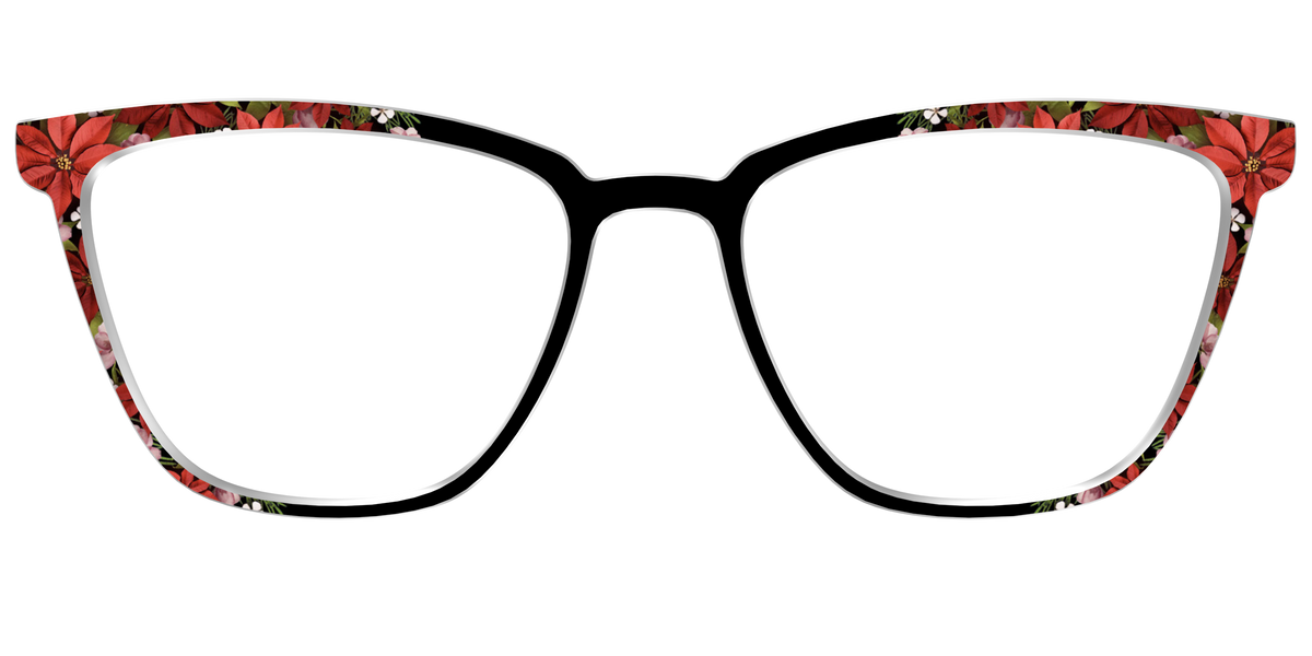 The Pressed Poinsettias - Front Top Image - Pair Eyewear