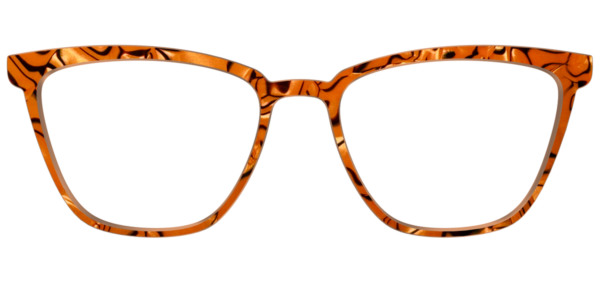 The Pumpkin Pearl Swirl - Front Top Image - Pair Eyewear