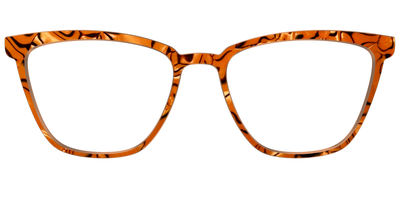 The Pumpkin Pearl Swirl - Front Top Thumbnail - Pair Eyewear