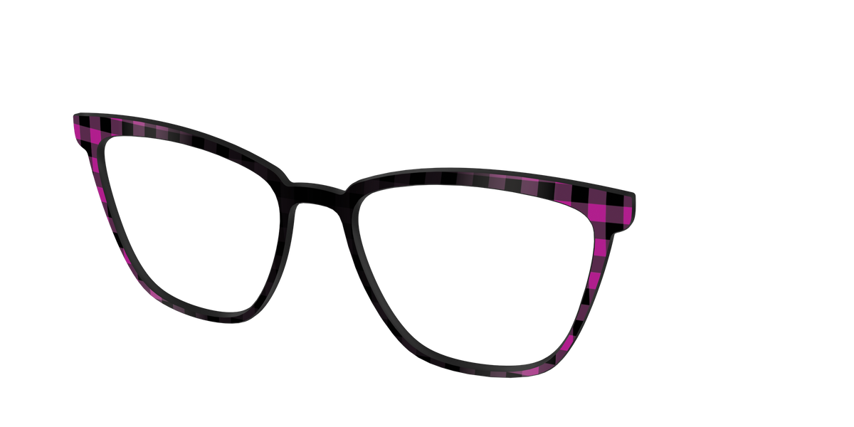 The Reimagined Plaid - Angle Top Image - Pair Eyewear