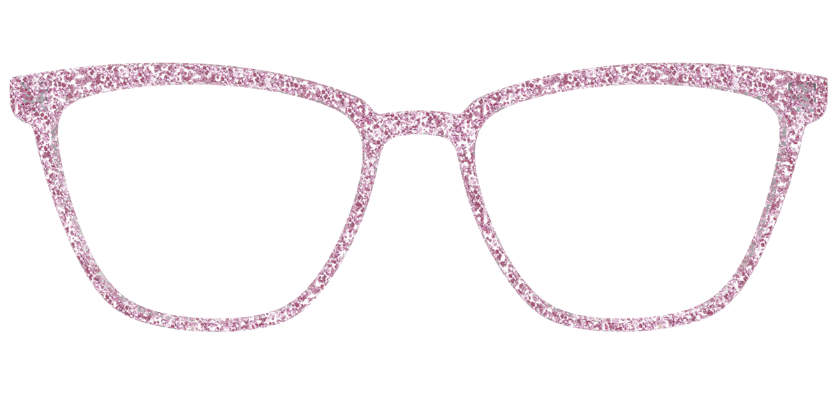 The Rose Gold Sparkle - Front Top Image - Pair Eyewear
