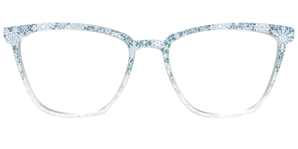 The White Lace Snowflake Crystal - Front Top Image - Pair Eyewear