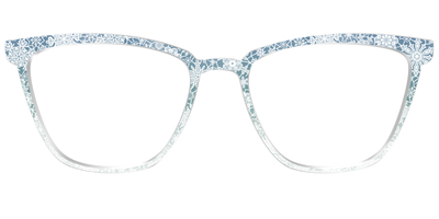 The White Lace Snowflake Crystal - Front Top Thumbnail - Pair Eyewear