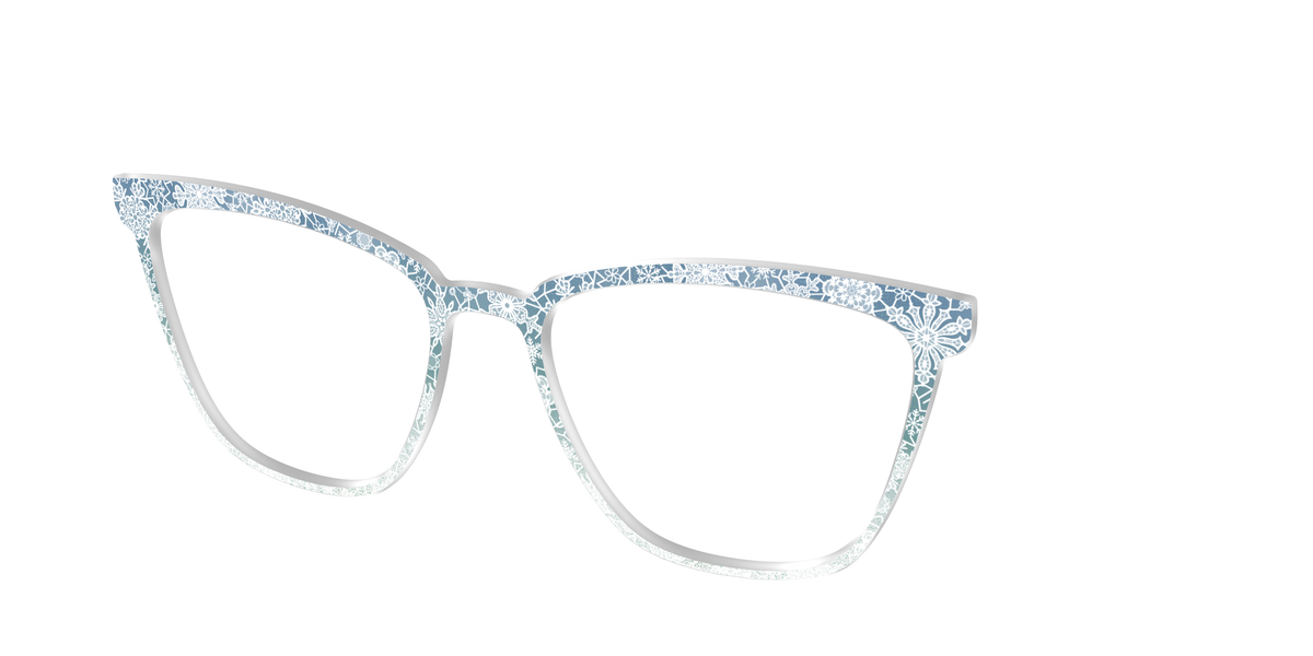 The White Lace Snowflake Crystal - Angle Top Image - Pair Eyewear
