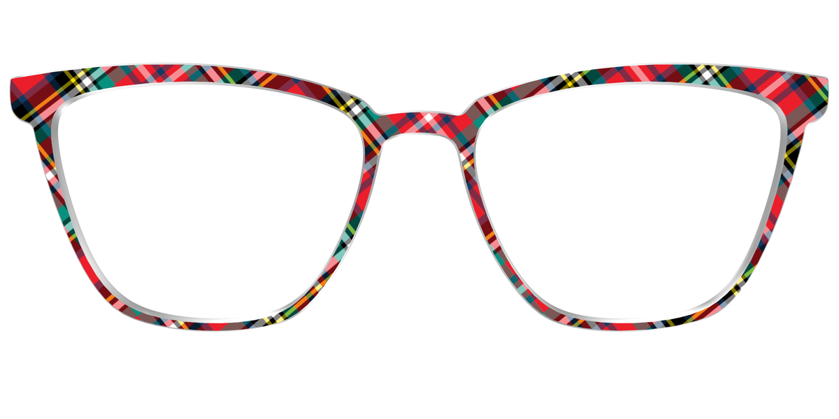 The Winter Plaid - Front Top Image - Pair Eyewear
