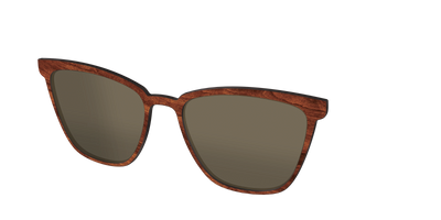 The Polarized Woodgrain Sun Top - Angle Top Thumbnail - Pair Eyewear