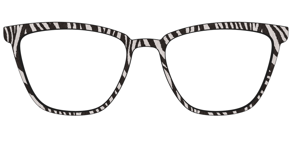 The Zebra Stripes - Front Top Image - Pair Eyewear