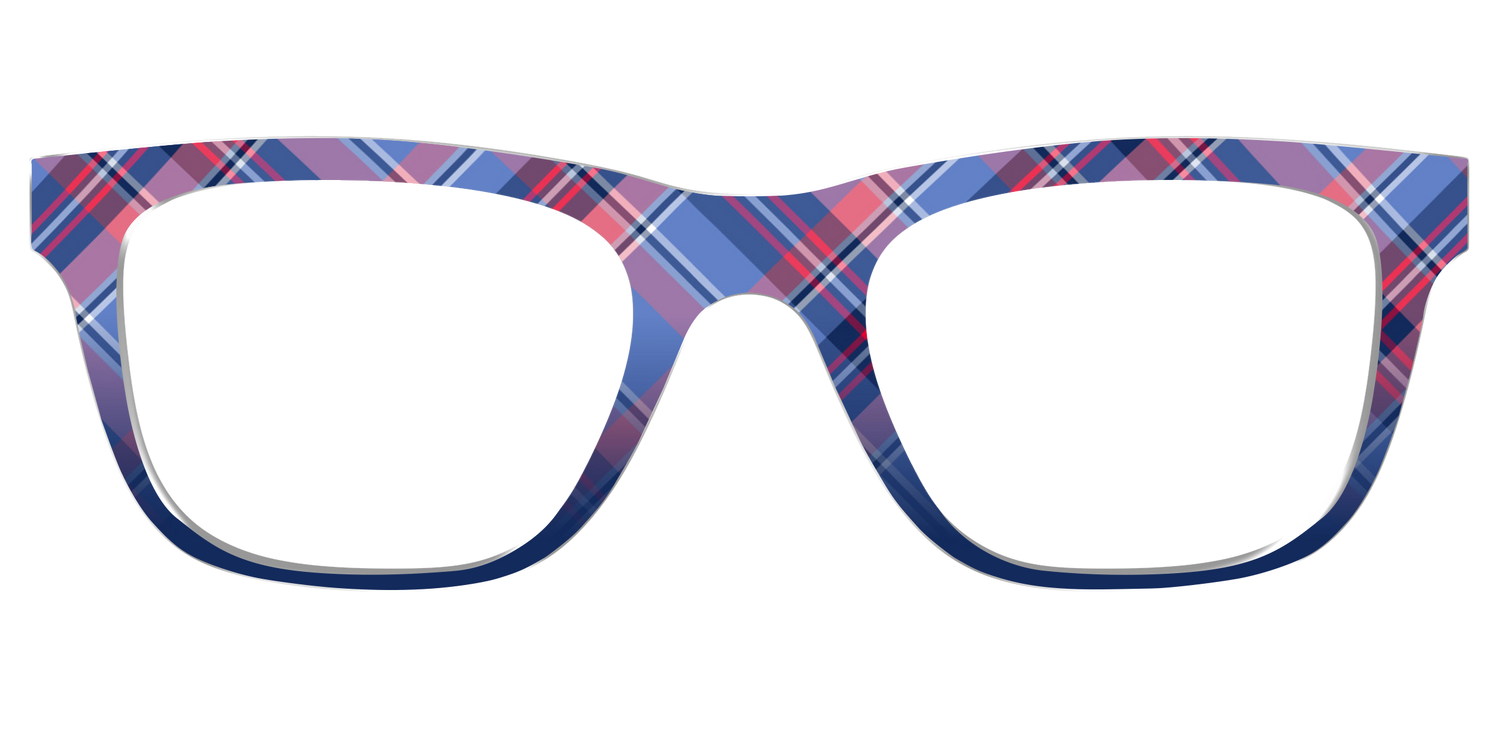 The Admiral Plaid - Front Top Image - Pair Eyewear