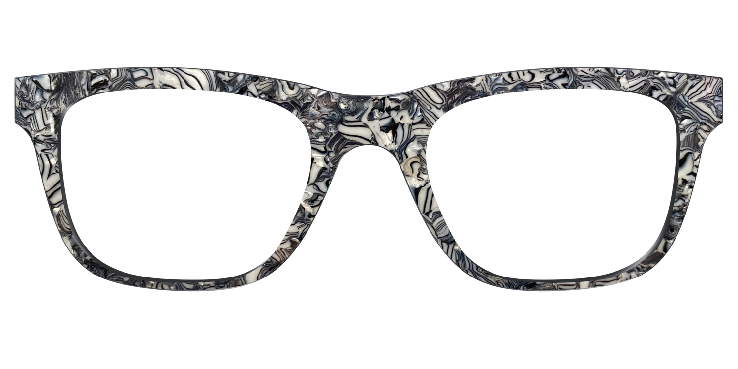 The B&W Pearl Agate - Front Top Image - Pair Eyewear