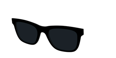 The Non-Polarized Black Sun Top - Angle Top Thumbnail - Pair Eyewear