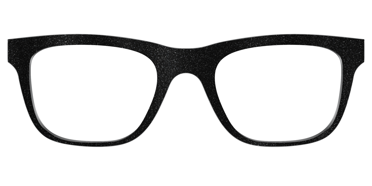 The Black Shimmer - Front Top Image - Pair Eyewear