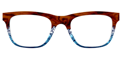 The Blue Wood Waves - Front Top Thumbnail - Pair Eyewear