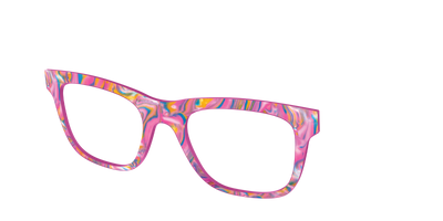 The Bubble Gum Pearl Marble - Angle Top Thumbnail - Pair Eyewear
